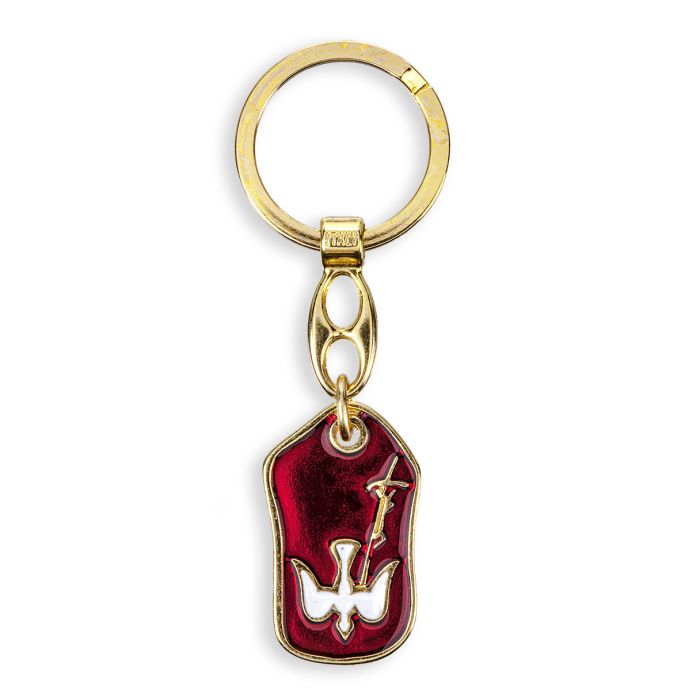 Red Epoxy Holy Spirit Confirmation Keychain – The Paschal Lamb