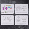 Jesus Loves Me Cards to Color