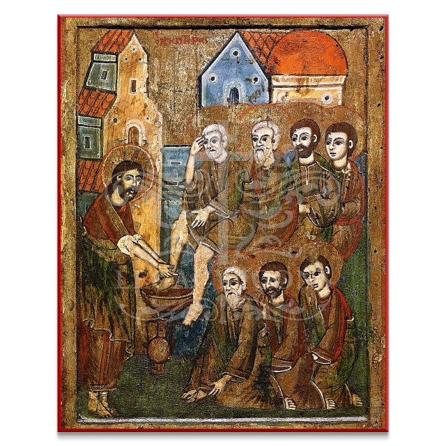 Washing of the Feet (XIXc) Icon (4