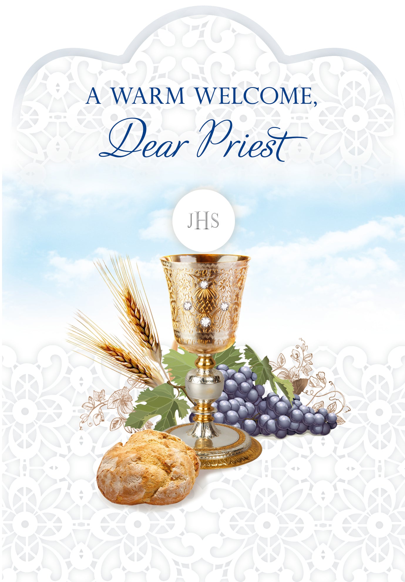 Warm Welcome, Dear Priest Card – The Paschal Lamb